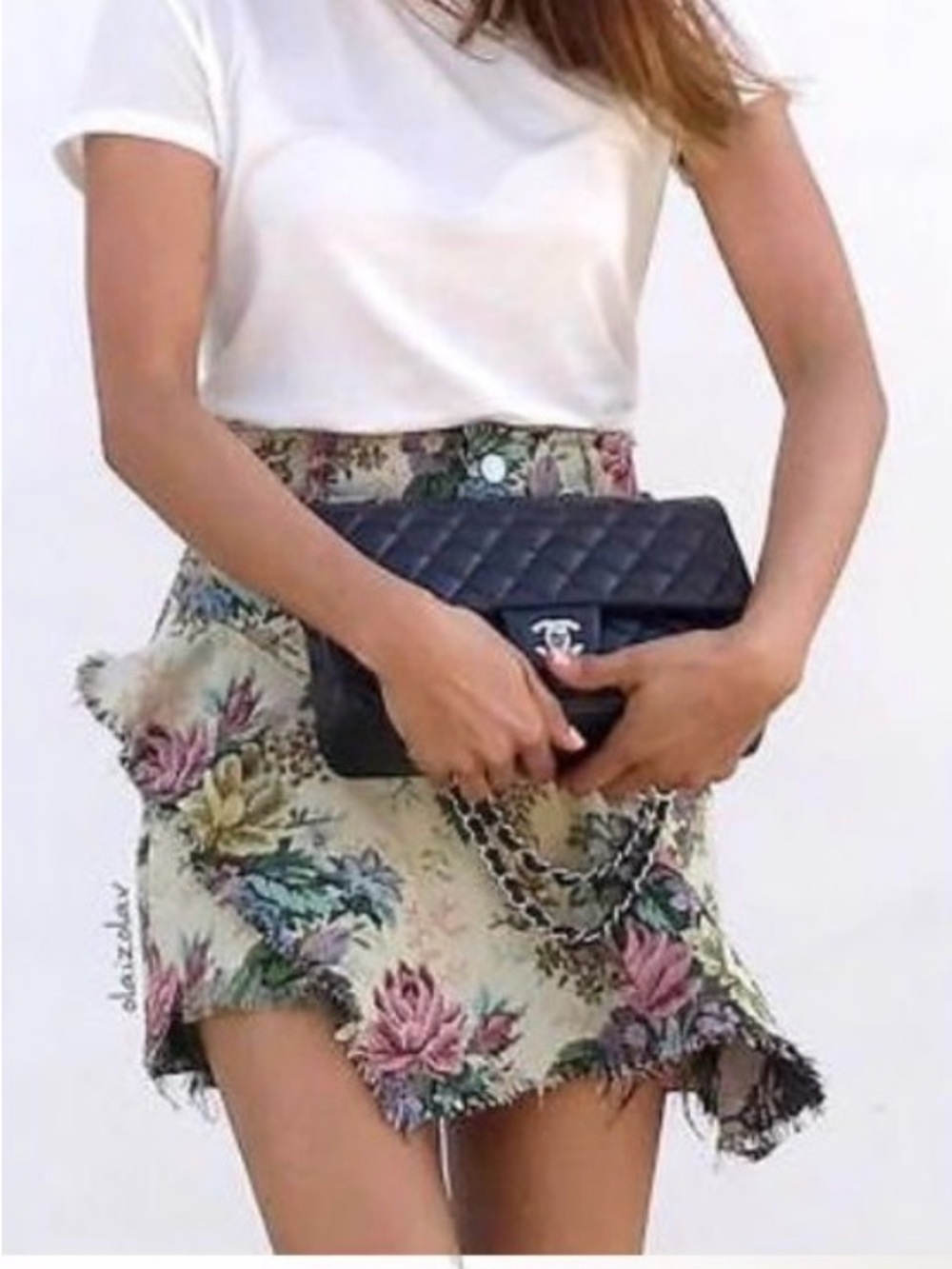 Unique Zara Ruffle Skirt Detailed Fringe XS Edit XS